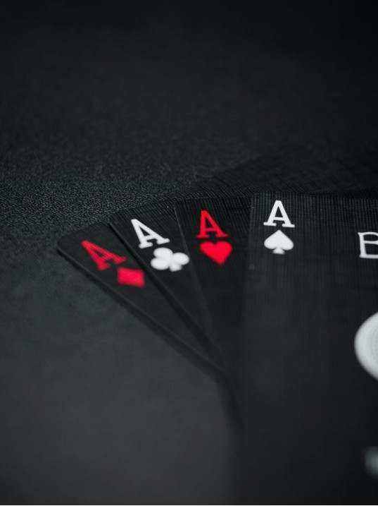 Gaming table close-up